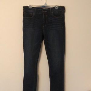 Express - Mid Rise Dark Wash Jean Leggings